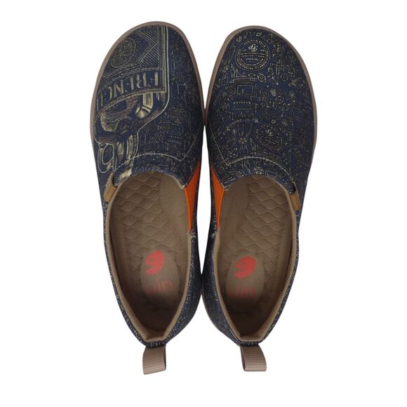 UIN Wine Not? France French Painted Lightweight Walking Travel Loafers Shoes main image 4